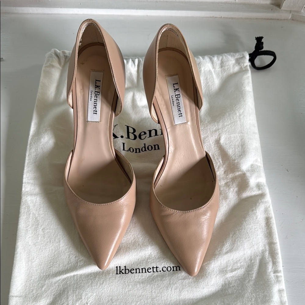 LK Bennett Women's Tan Leather Heels